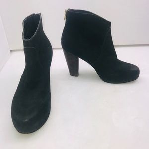 Steve Madden Naples Leather High Heel Ankle Boots